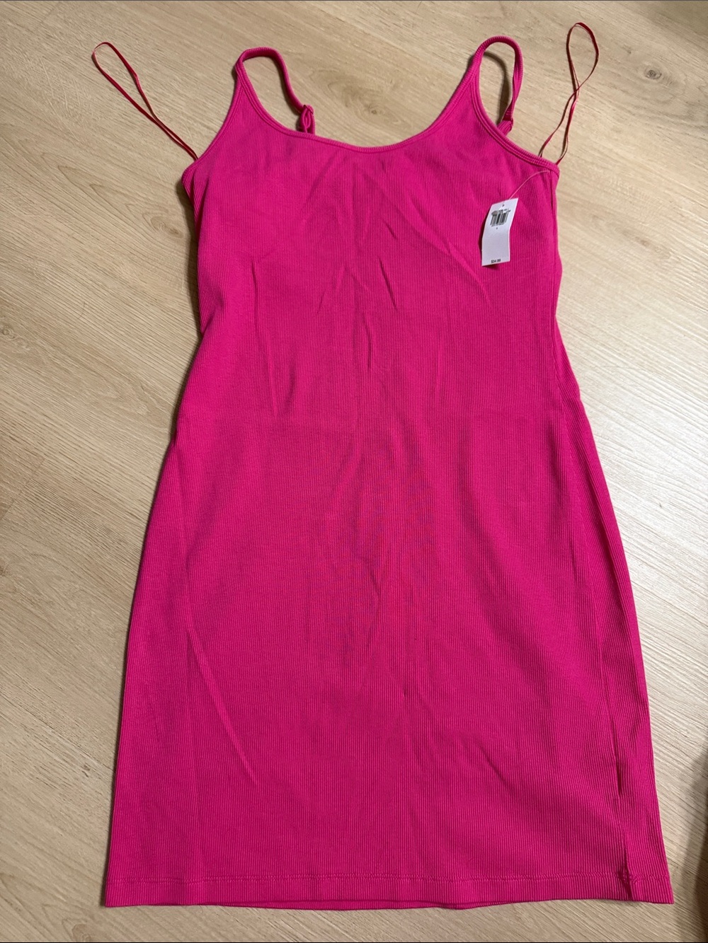 Old Navy Hot Pink Spaghetti Strap Bodycon Dress